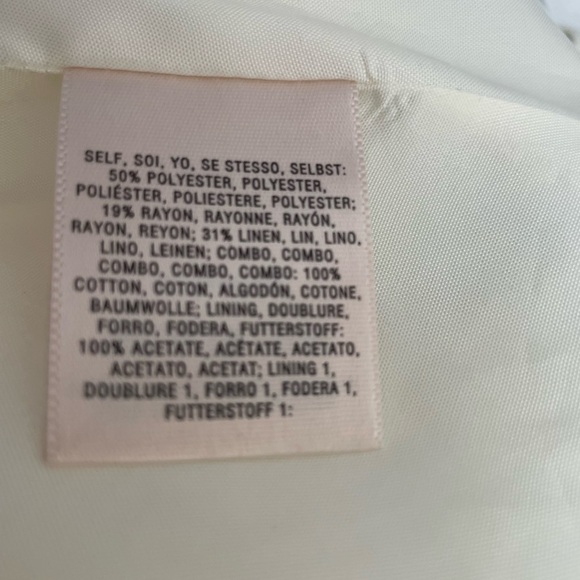 Anthropologie Moulinette Soeurs Sea Isle Dress Sz 8 Mint/IvoryStripe Lace V Nck - Picture 13 of 13